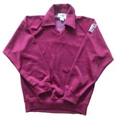 半田高校　体操服　ジャージ上着（男子）Ｍ（えんじ）