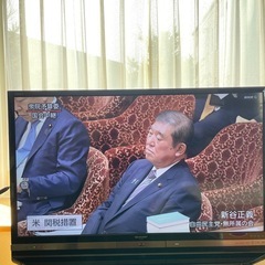 シャープ40型ブルーレイHDD内蔵液晶テレビ　リモコン無し