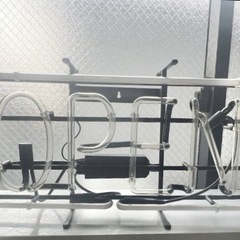 【ネオンサイン】OPEN 大きめサイズ　本物ネオン管　美品　フレーム入り の画像