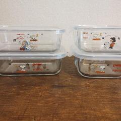パイレックス　保存容器　４個セット　未使用品の画像
