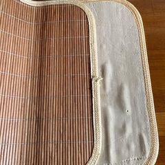 竹製？玄関マット　中古の画像