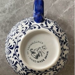 スペイン陶器　ハンドメイド　カップ2個の画像