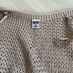 【新品未使用】透かし編みカーディガンの画像