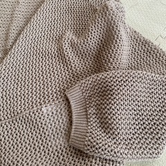 【新品未使用】透かし編みカーディガンの画像