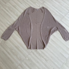 【新品未使用】透かし編みカーディガン
