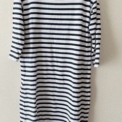 マタニティー服　デニム　ワンピース　Mサイズの画像