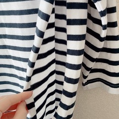 マタニティー服　デニム　ワンピース　Mサイズの画像