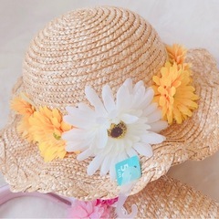 新品 マザウェイズ 麦わら帽子2個 麦わらバック1個 セット まとめ売りの画像