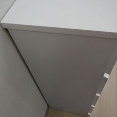 チェスト（ホワイト）【小金井市民限定】（小金井市再生家具）品番：05-02-15 ※新規優先の画像