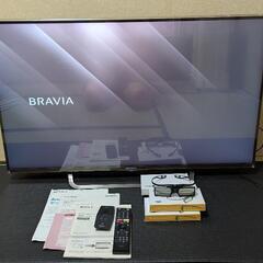 【完動　美品　液晶ガード、3Dグラス4個セット】43インチ3D対...