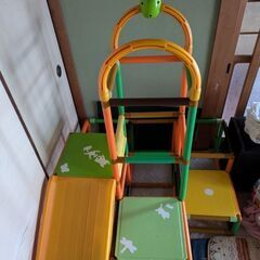 しまじろう ジャングルジム ロング滑り台 の画像