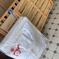ベビーベッド　布団マットセット
