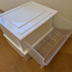 4個セットポリプロピレンケース衣装ケースの画像