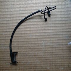 ドライヤースタンド クランプ式 黒 ブラックの画像