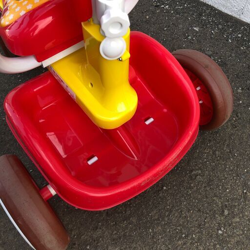 終 アンパンマン 三輪車 ハンドル付き 1~2歳 折り畳み 幼児用 赤 手押し 25e菊MZ 終 アンパンマン 三輪車 ハンドル付き 1~2歳 折り畳み 幼児用 赤