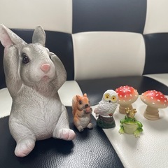 お話し中です（╹◡╹）ガーデニング♡置き物🧑‍🌾