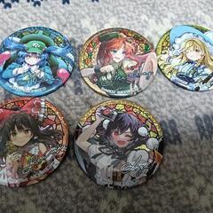 交換希望 東方project ダイソー 缶バッジ アクリルキーホルダー