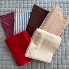 ニット生地　6枚　　ニットソーイング　ハンドメイド 