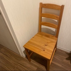 人気IKEA ヨックモック　木目調チェア1脚