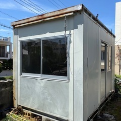 プレハブ　コンテナ　スーパーハウス　幅2400 奥3800 高2...
