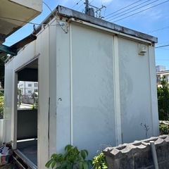 プレハブ　コンテナ　スーパーハウス　幅2400 奥3800 高2660　の画像