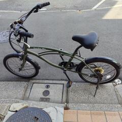 お洒落自転車　20インチ　6段変速