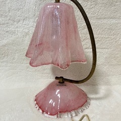 難あり 岩田工業ガラス テーブルランプ