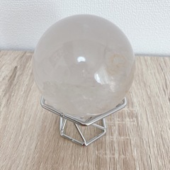 水晶　ホワイトクォーツ　スフィア