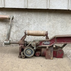 【希少品】アンティーク針金荷造機　昭和レトロ寺西式針金荷造機　寺...