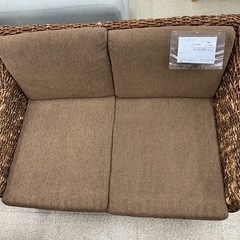 アジアン家具 2人掛けソファー TJ11841の画像