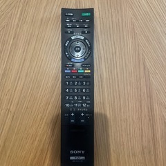 テレビ　リモコン　sony