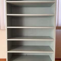 【値下げしました】シンプル木製収納棚７段