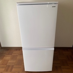 SHARP　冷蔵庫　SJ-C14D-W　137L