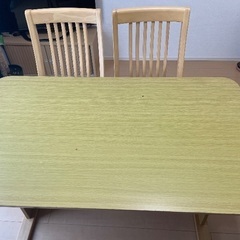 【値下げ】ニトリ　ダイニングテーブルセット 120cm