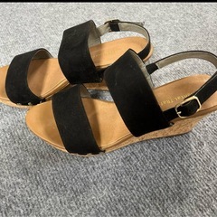 【美品】ウェッジソールサンダルの画像