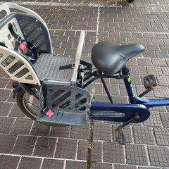 自転車　子供乗せ　チャイルドシート付き　の画像