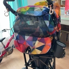 値下げ　コサットシャッフル　スぺクトロラクス　縦型２人乗りベビーカーの画像