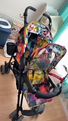 値下げ　コサットシャッフル　スぺクトロラクス　縦型２人乗りベビーカー