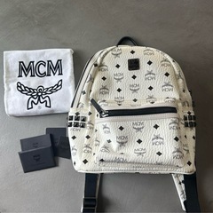 MCM ホワイト　リュック