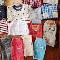 90cm男の子向け春秋衣類1点50円〜300円の画像