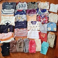 90cm男の子向け春秋衣類1点50円〜300円