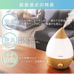 ☆美品☆IRIS OHYAMA 超音波加湿器 U-HM280SMの画像