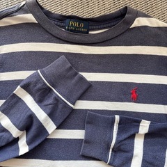ポロラルフローレン長Tシャツ 130120ボーダーPOLOの画像