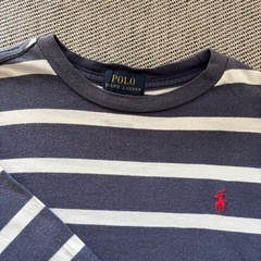 ポロラルフローレン長Tシャツ 130120ボーダーPOLOの画像