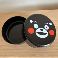 くまモンランチボックス丸型弁当箱タッパーの画像