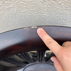 チーク素材の椅子4脚セットの画像
