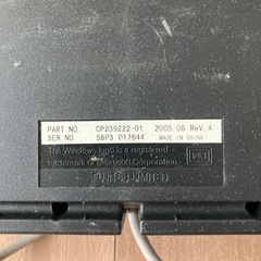FUJITSU  キーボードの画像
