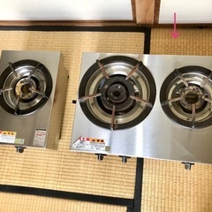 業務用ガスコンロ 2口タイプの画像