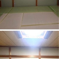 室内和室、廊下　砂壁塗装
