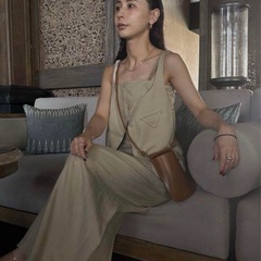 Ameri VEST SET BARE TOP ROMPERS ロンパースの画像